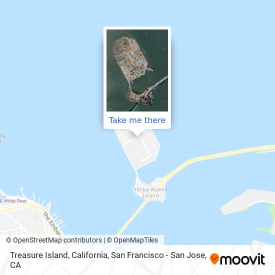 Treasure Island, California map