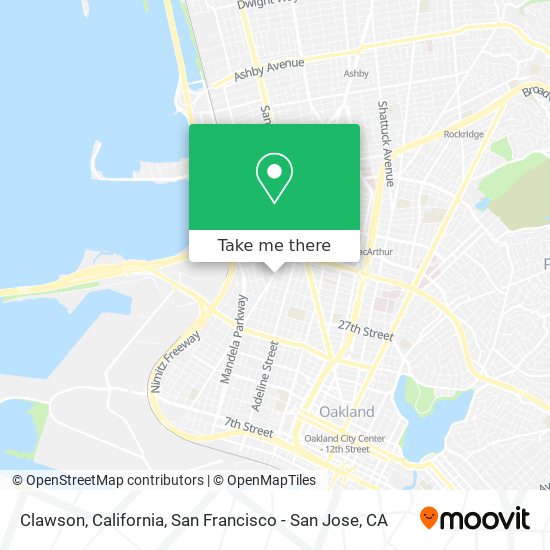 Clawson, California map
