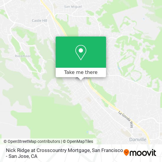Nick Ridge at Crosscountry Mortgage map