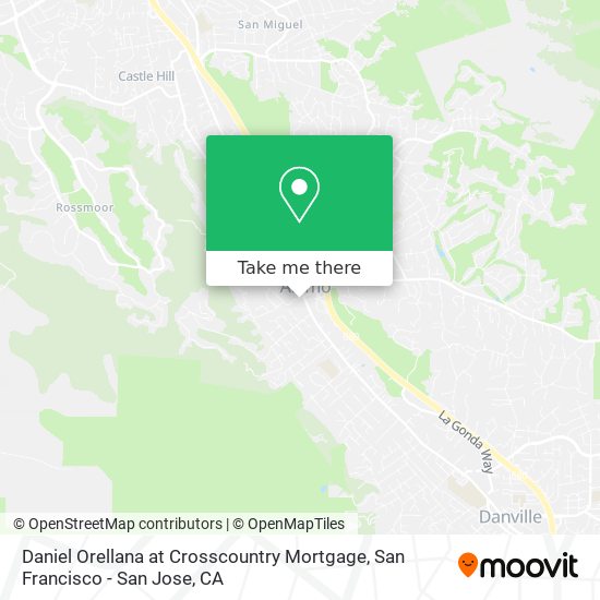 Mapa de Daniel Orellana at Crosscountry Mortgage