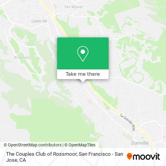 Mapa de The Couples Club of Rossmoor