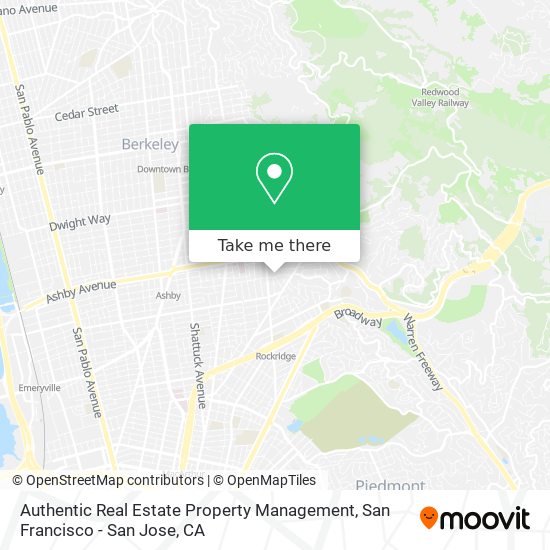 Authentic Real Estate Property Management map