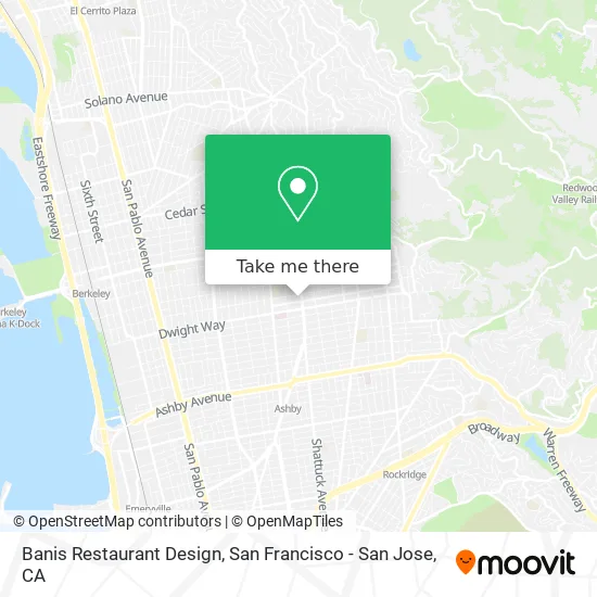 Banis Restaurant Design map