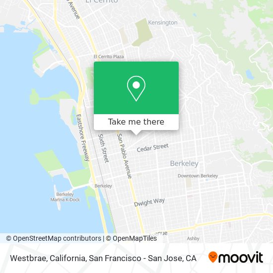 Mapa de Westbrae, California