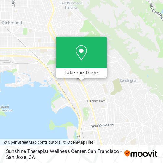 Mapa de Sunshine Therapist Wellness Center