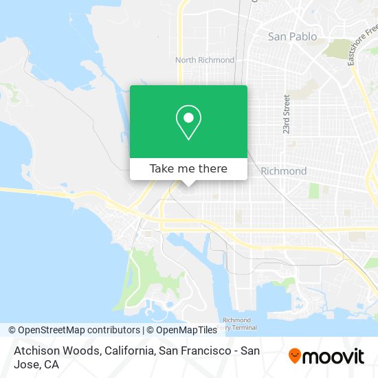 Atchison Woods, California map