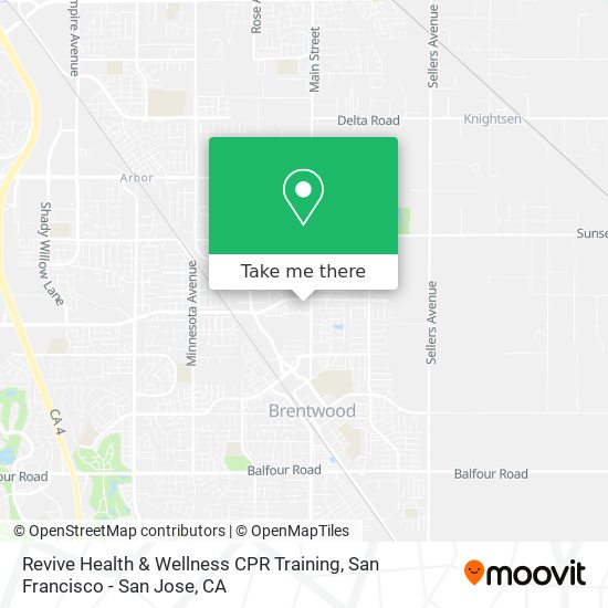 Revive Health & Wellness CPR Training map