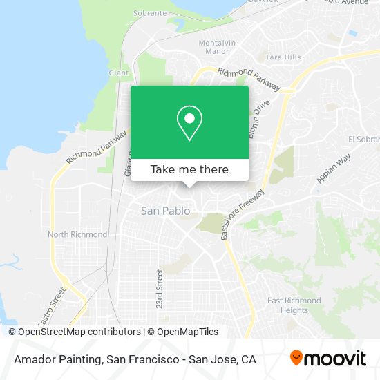 Amador Painting map