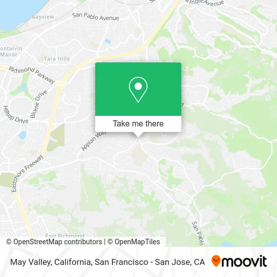 May Valley, California map
