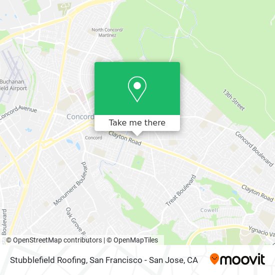 Mapa de Stubblefield Roofing