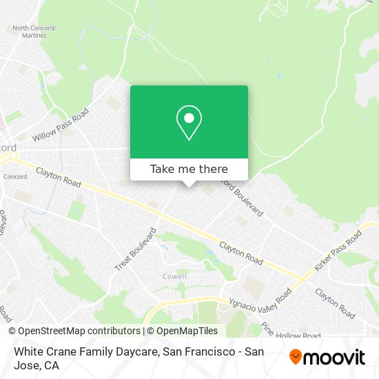 White Crane Family Daycare map