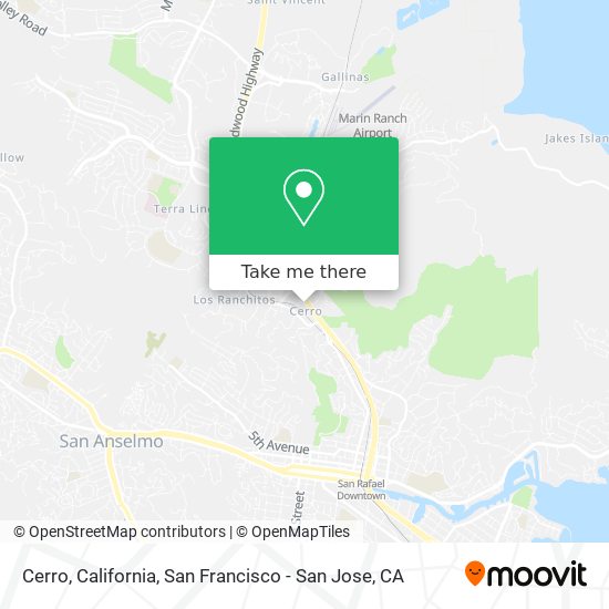 Mapa de Cerro, California