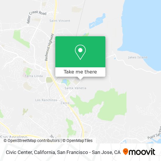 Mapa de Civic Center, California