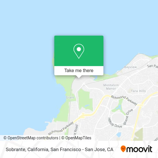 Sobrante, California map