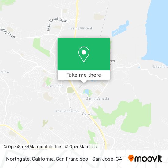 Mapa de Northgate, California