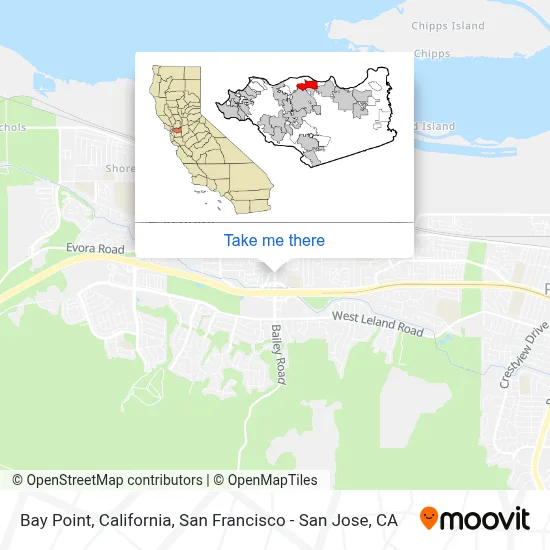 Bay Point, California map