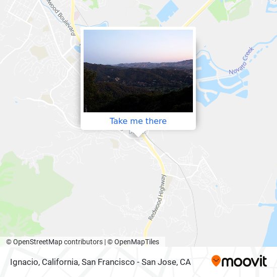 Mapa de Ignacio, California