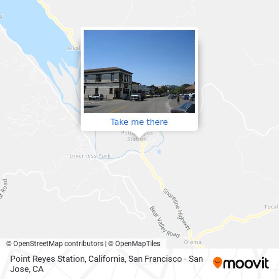 Point Reyes Station, California map