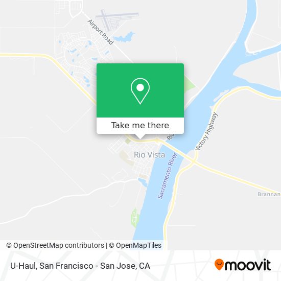 U-Haul map