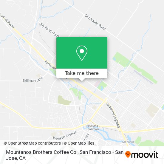 Mountanos Brothers Coffee Co. map