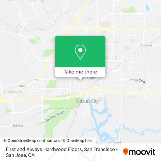 First and Always Hardwood Floors map