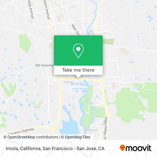 Imola, California map