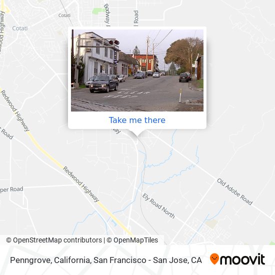 Penngrove, California map