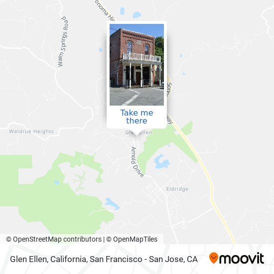 Glen Ellen, California map