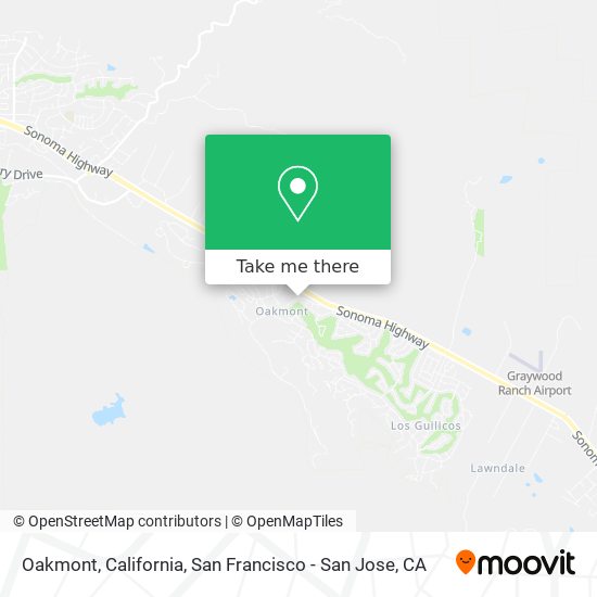 Oakmont, California map