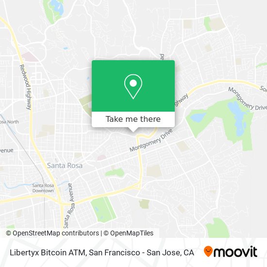 Mapa de Libertyx Bitcoin ATM