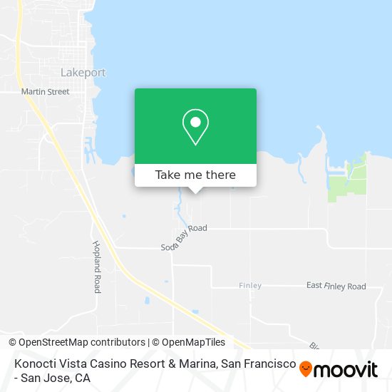 Konocti Vista Casino Resort & Marina map