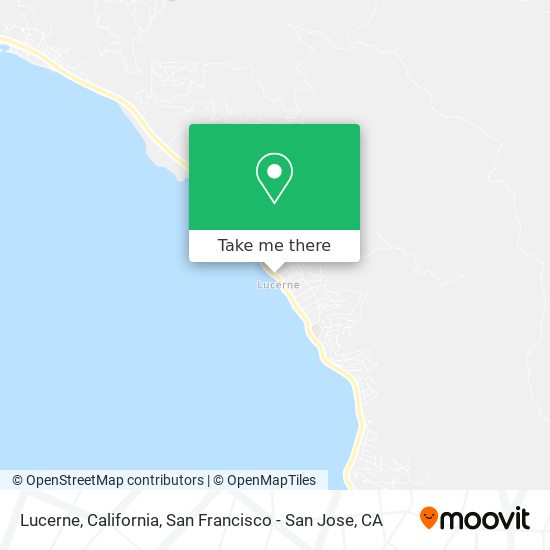 Lucerne, California map