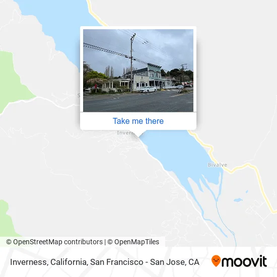 Inverness, California map