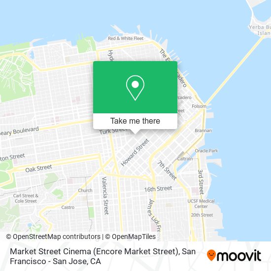 Market Street Cinema (Encore Market Street) map