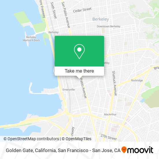 Golden Gate, California map