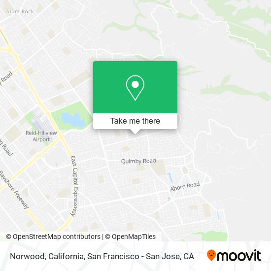 Norwood, California map