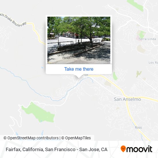 Mapa de Fairfax, California