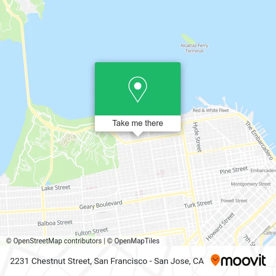 Mapa de 2231 Chestnut Street