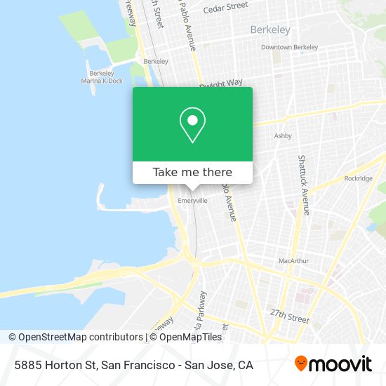 Mapa de 5885 Horton St