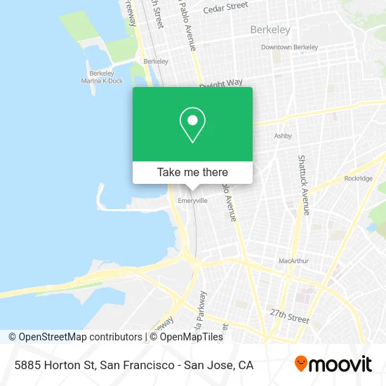 Mapa de 5885 Horton St