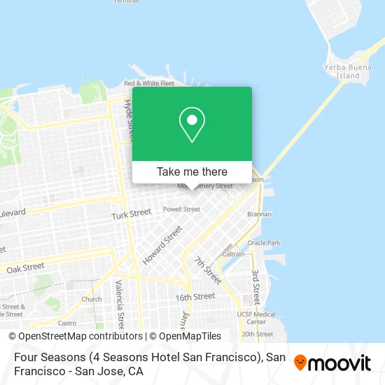 Four Seasons (4 Seasons Hotel San Francisco) map