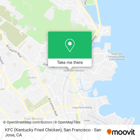 Mapa de KFC (Kentucky Fried Chicken)