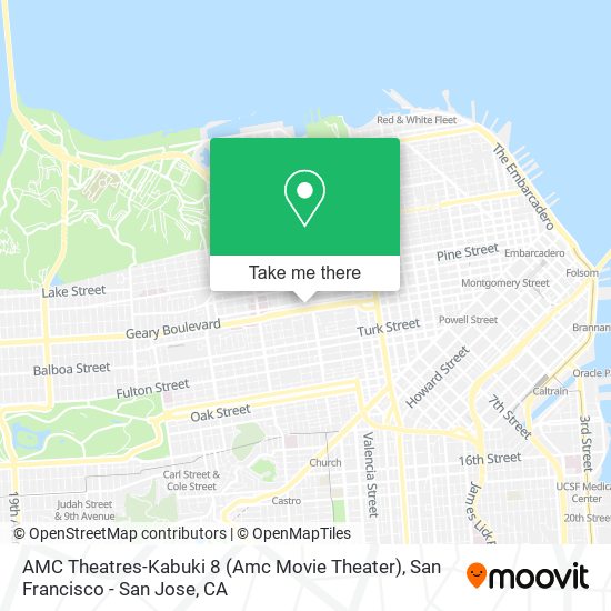 AMC Theatres-Kabuki 8 (Amc Movie Theater) map