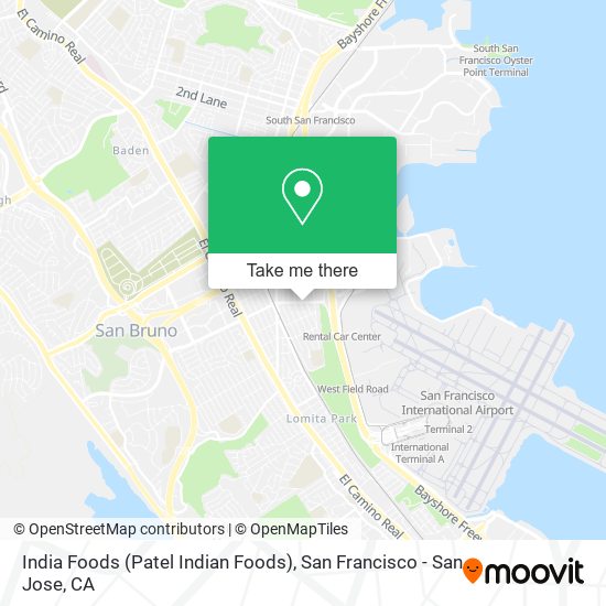 Mapa de India Foods (Patel Indian Foods)