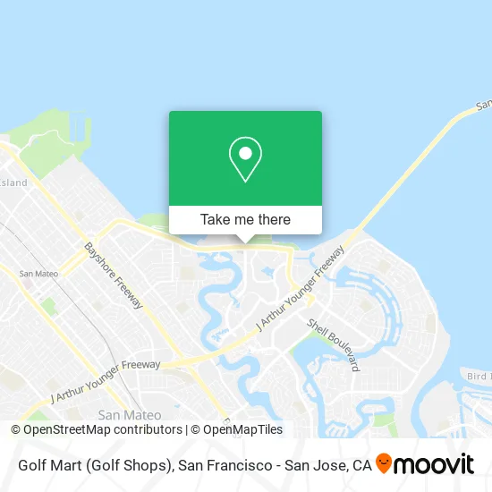 Mapa de Golf Mart (Golf Shops)