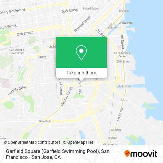 Garfield Square (Garfield Swimming Pool) map