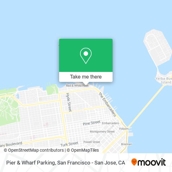 Pier & Wharf Parking map