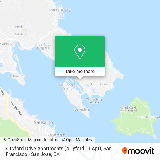 Mapa de 4 Lyford Drive Apartments (4 Lyford Dr Apt)