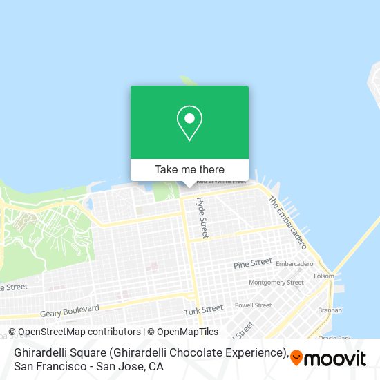 Mapa de Ghirardelli Square (Ghirardelli Chocolate Experience)