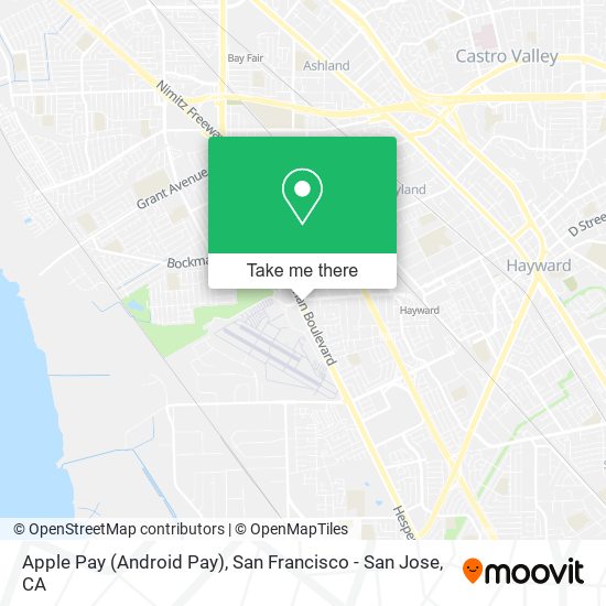 Mapa de Apple Pay (Android Pay)